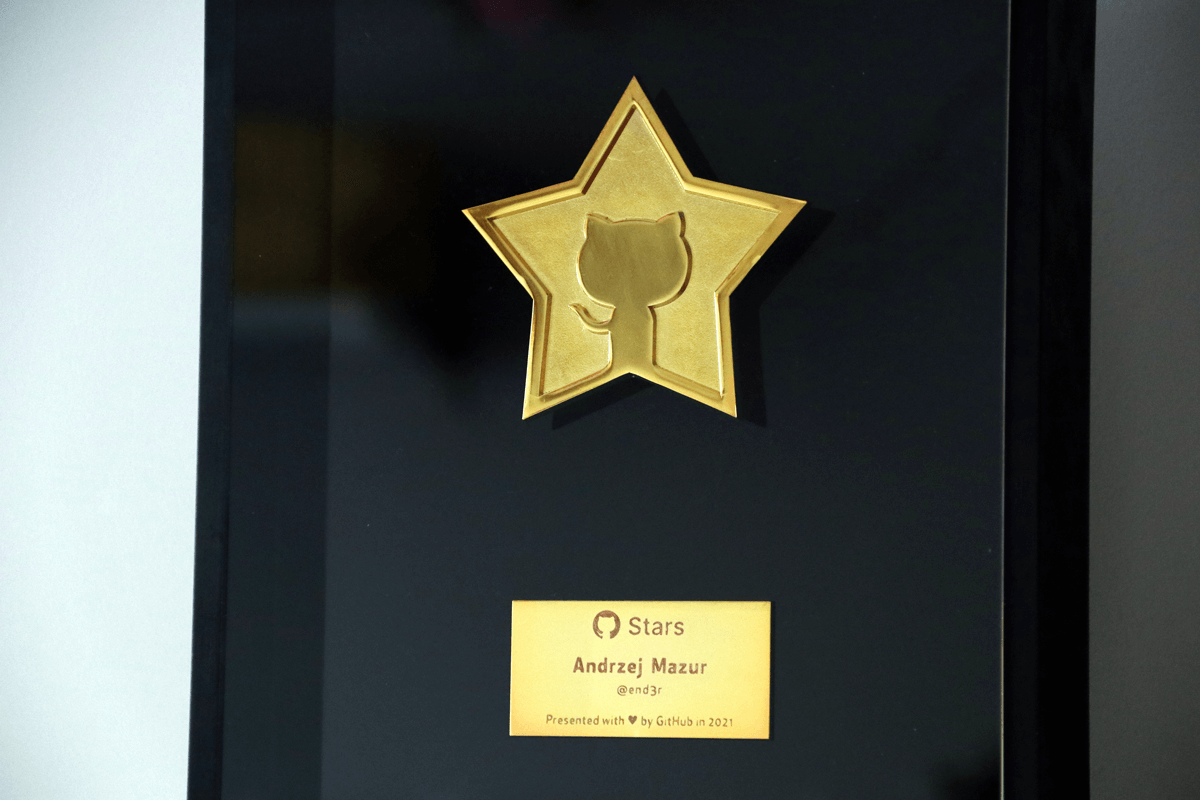 End3r's Corner - GitHub Star award