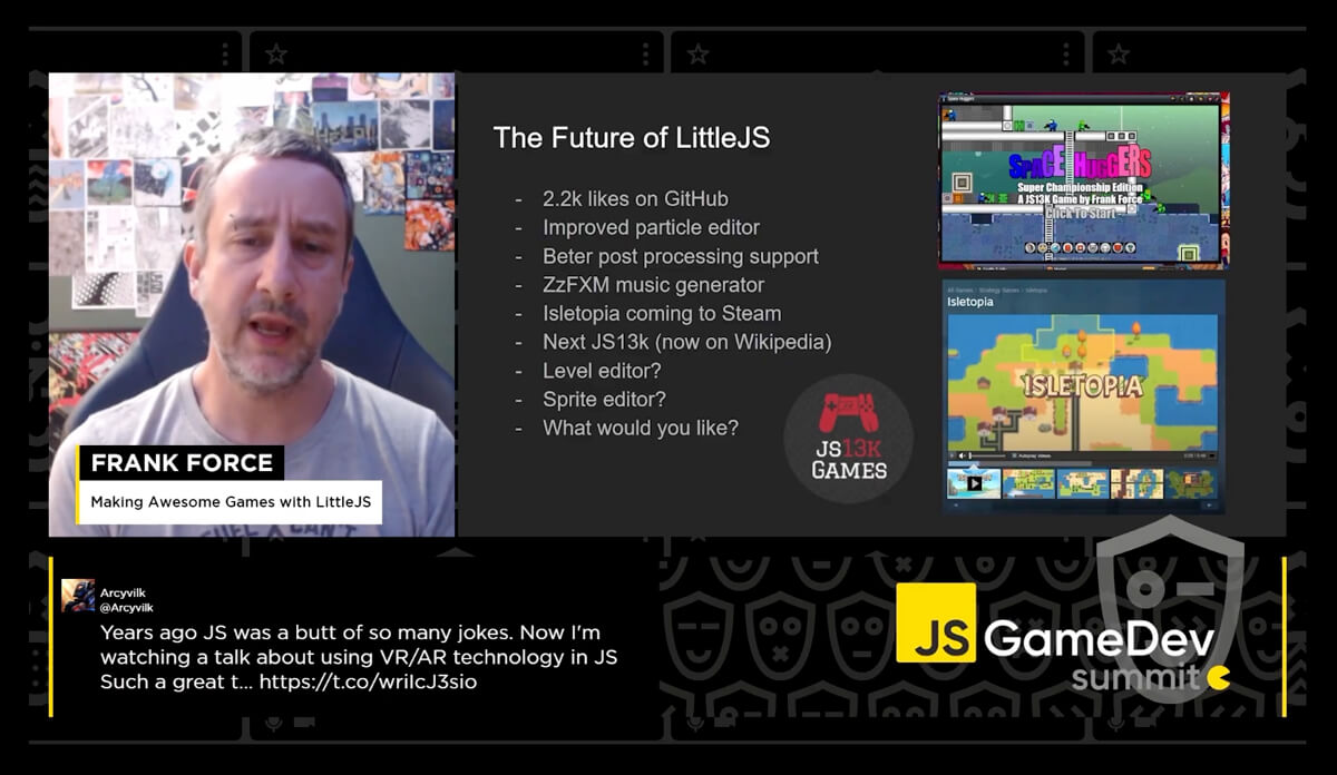 End3r's Corner - JS Gamedev Summit 2022: Frank Force