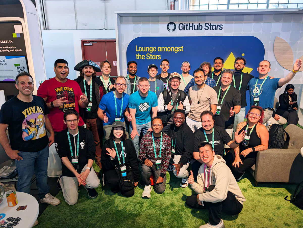 Stars at GitHub Universe 2025