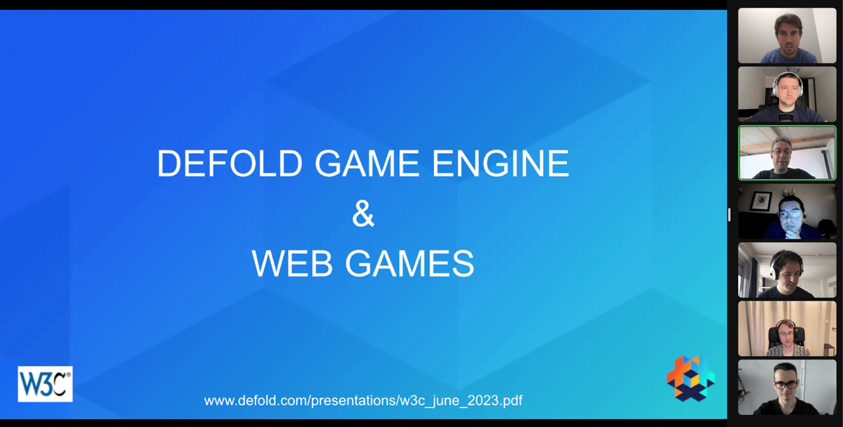 W3C Games CG June 2023: Defold