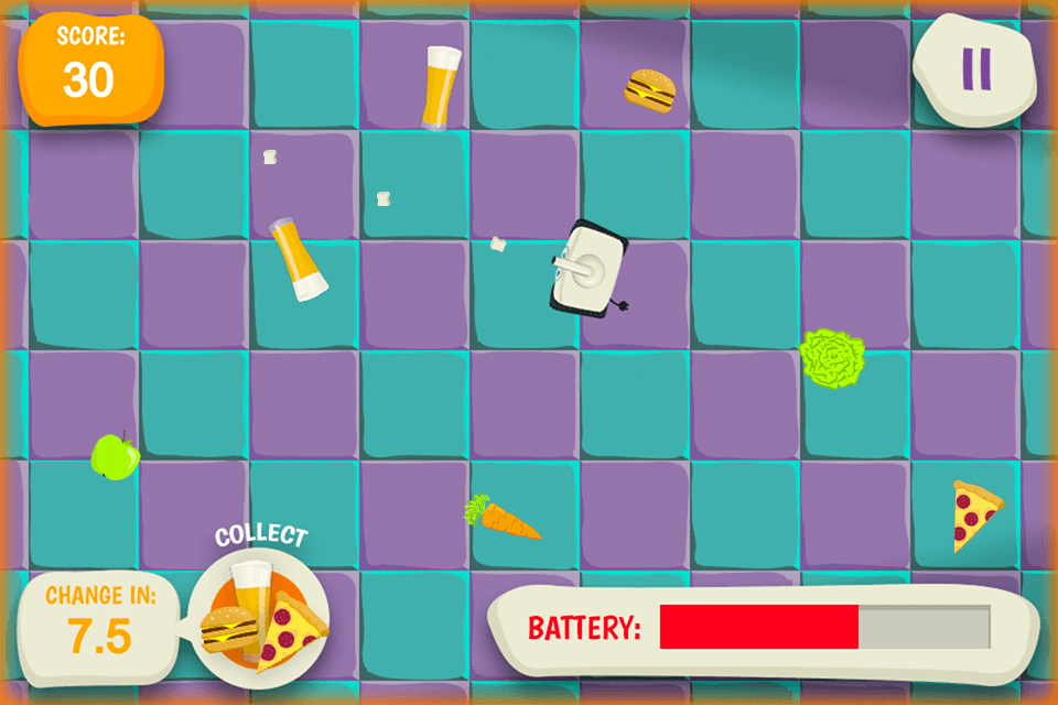 Hungry Fridge - gamepad gameplay