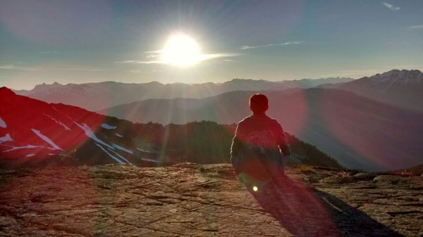 End3r's Corner - shifting focus: Whistler sunset