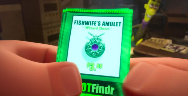 Fishwife's Amulet from Wizard Quest